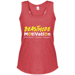 BeastMode Yellow Logo Women's Racerback Tank