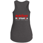 Never Give Up Women's Perfect Tri Racerback Tank