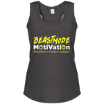 BeastMode Yellow Logo Women's Racerback Tank