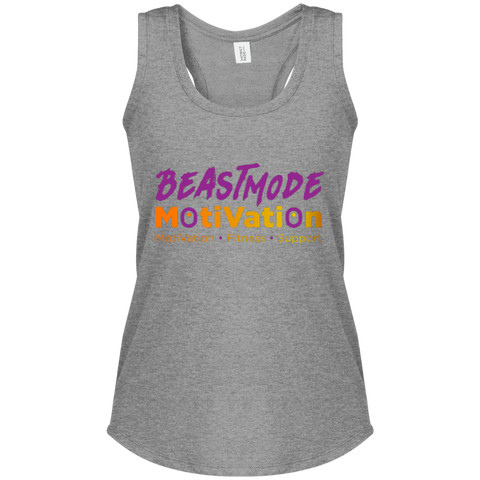 BeastMode Purple Logo Women's Racerback Tank