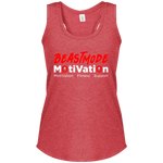 BeastMode Red Logo Women's Racerback Tank