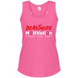BeastMode Red Logo Women's Racerback Tank