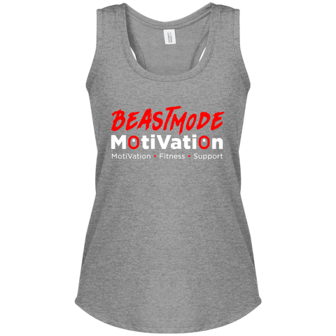 BeastMode Red Logo Women's Racerback Tank