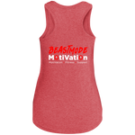 Never Give Up Women's Perfect Tri Racerback Tank