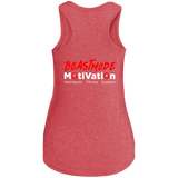 Never Give Up Women's Perfect Tri Racerback Tank