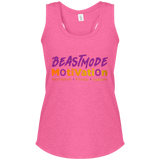 BeastMode Purple Logo Women's Racerback Tank