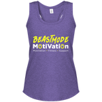 BeastMode Yellow Logo Women's Racerback Tank