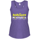 BeastMode Yellow Logo Women's Racerback Tank