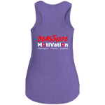 Never Give Up Women's Perfect Tri Racerback Tank