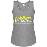 BeastMode Yellow Logo Women's Racerback Tank