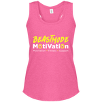 BeastMode Yellow Logo Women's Racerback Tank