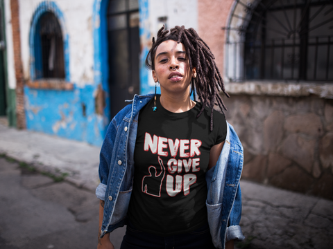 Never Give Up Short-Sleeve Unisex T-Shirt